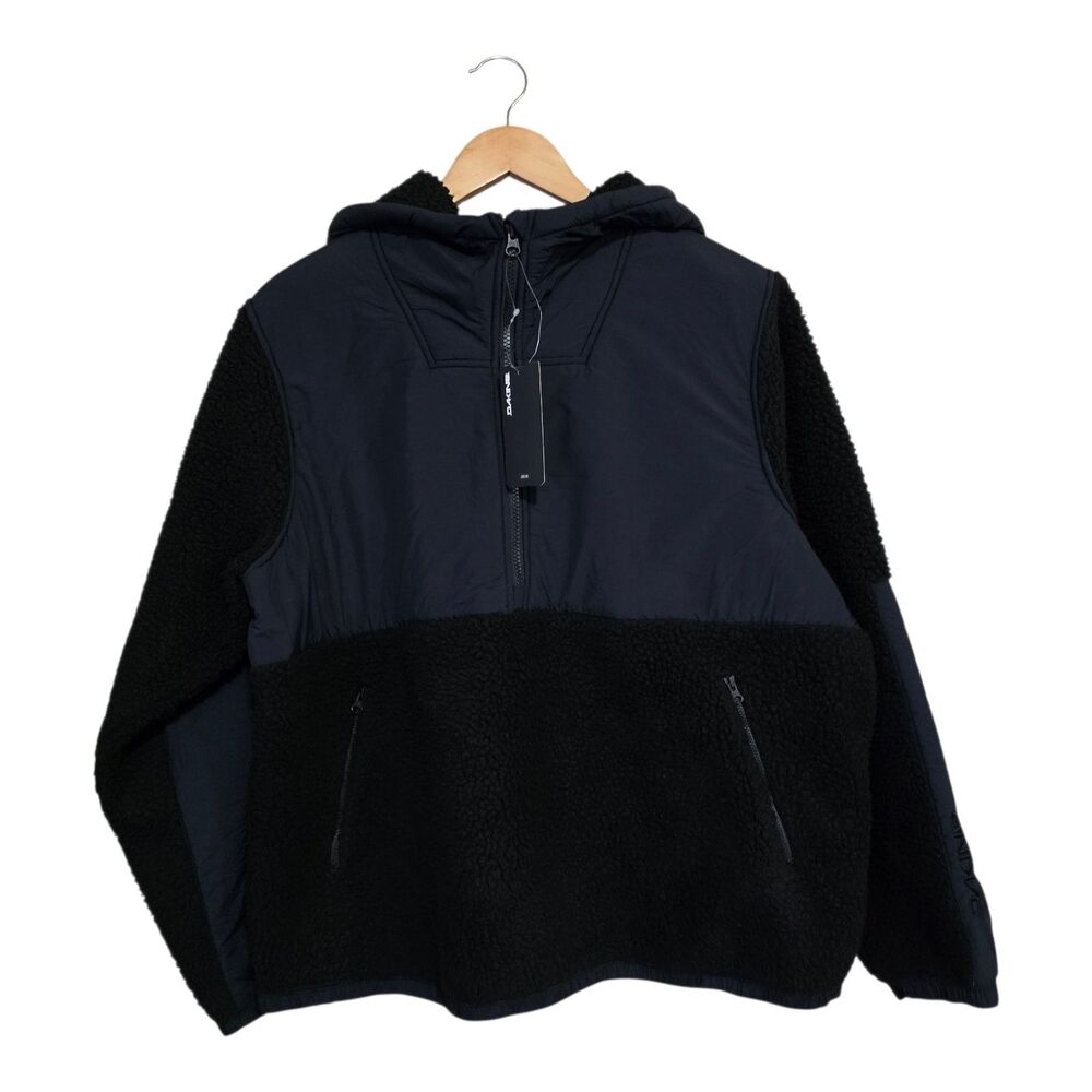 Dakine Ridemore Sherpa Fleece Pullover Women's Size X-Large Black NWT